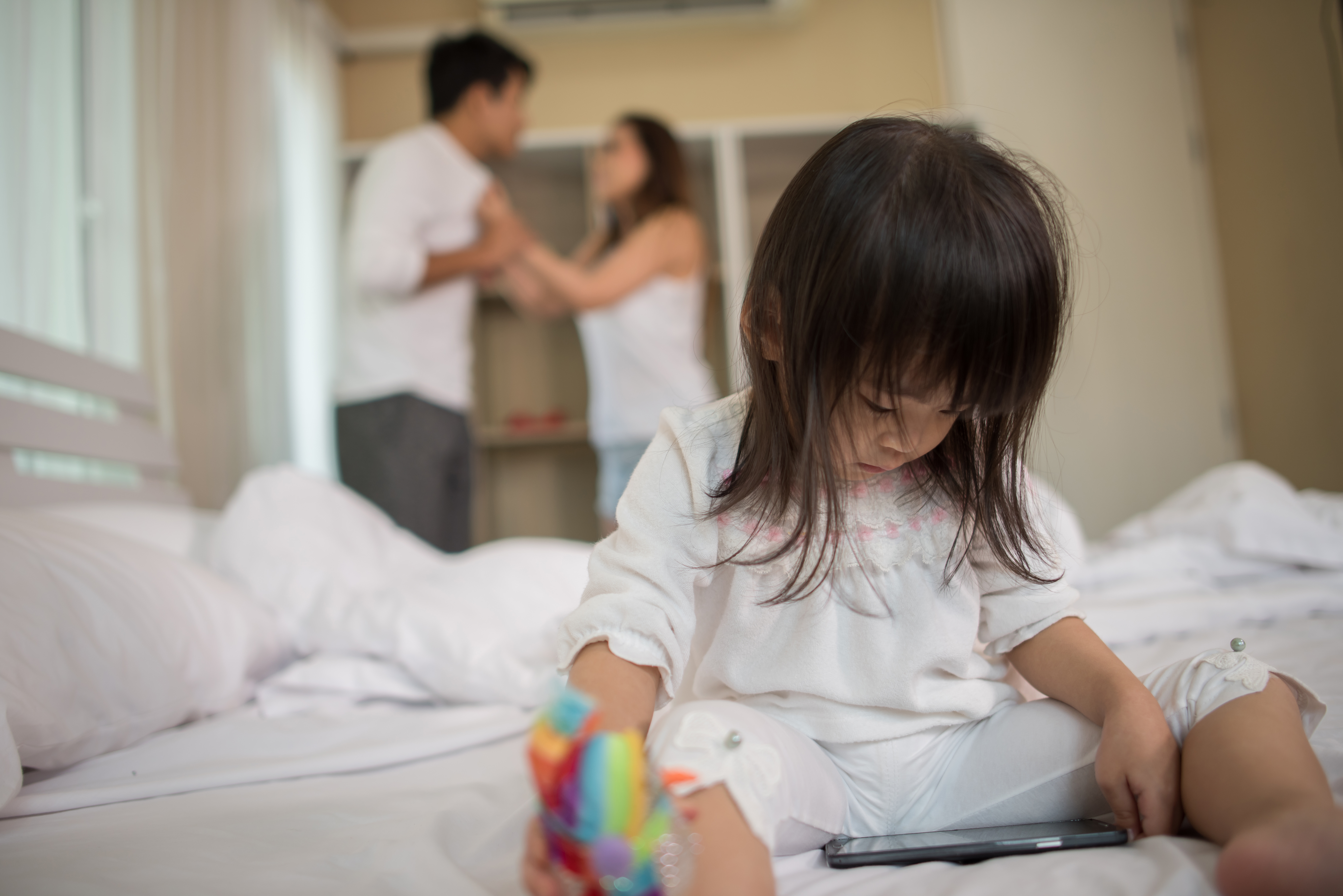Parents caring for child
